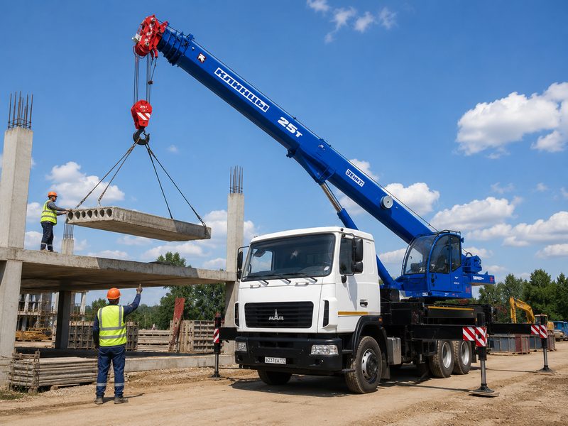 Аренда автокрана 25 тонн в Ивье