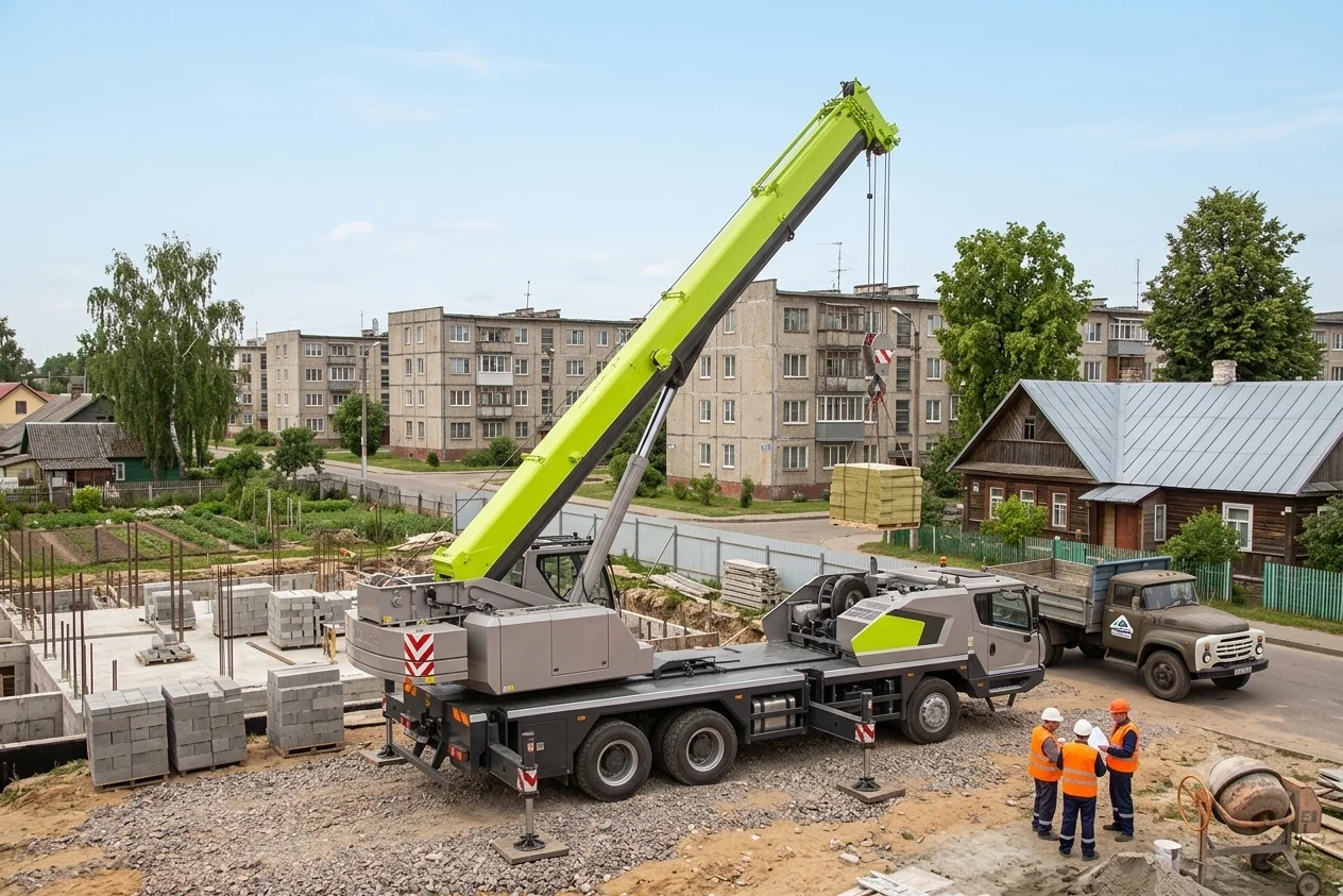 Аренда автокрана ZTC300V-1 30 тонн в Ивье